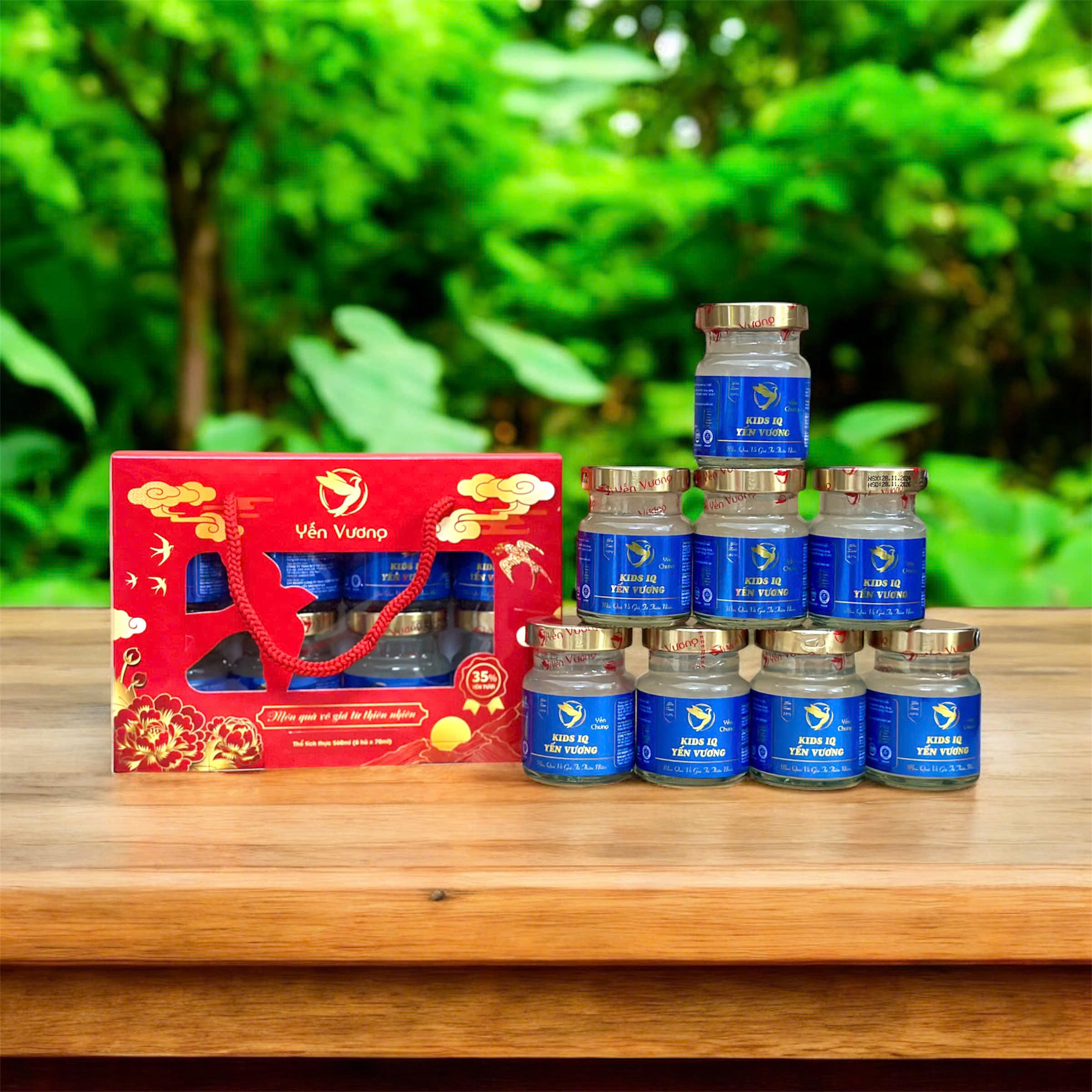 Lốc 8 hũ yến Vương 70ml Kids IQ